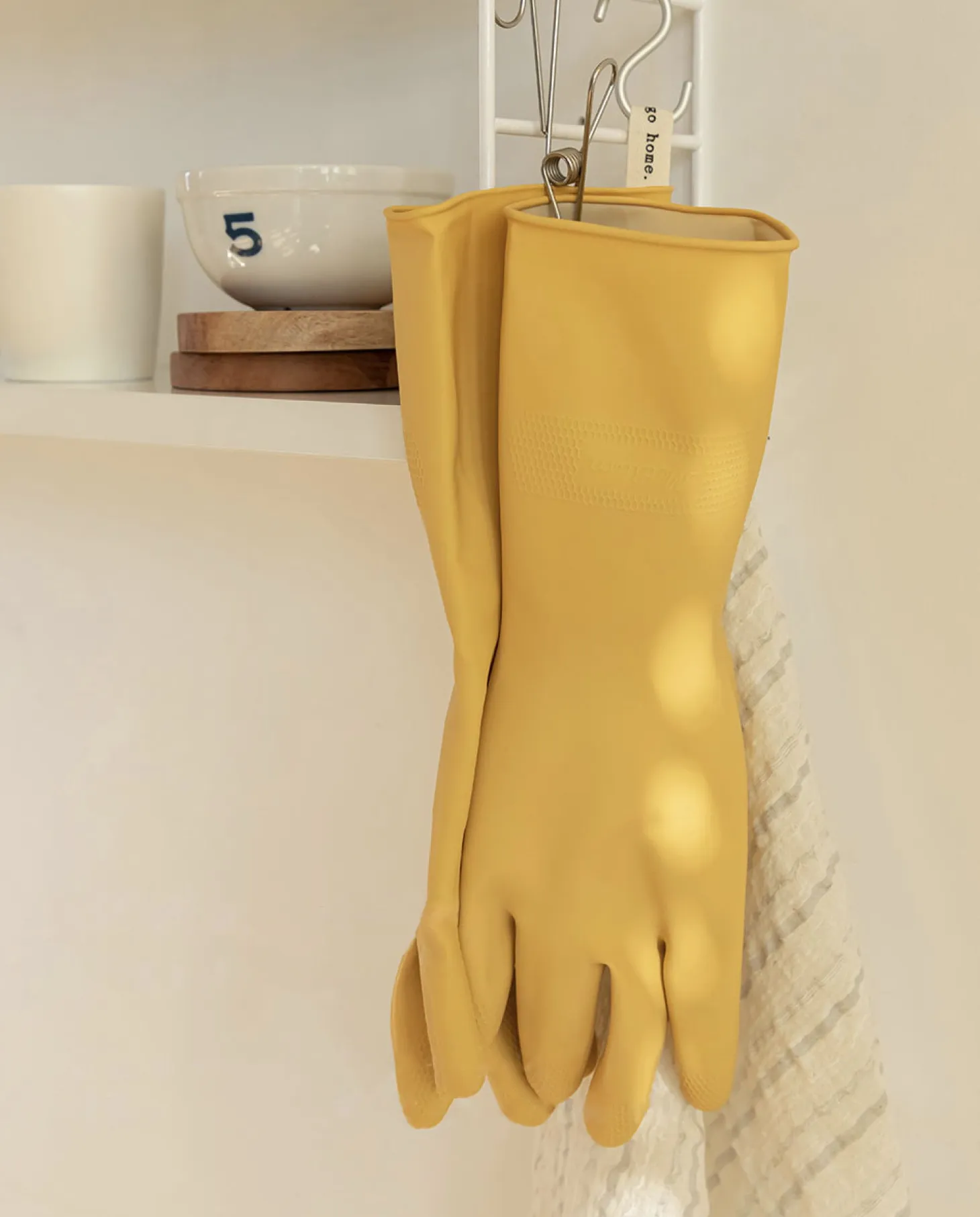 3pcs Natural Rubber Latex Gloves Set