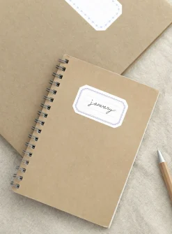 2pcs Simple Label Sticker Set