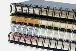 50pcs Spiral Ring Label Clip Set