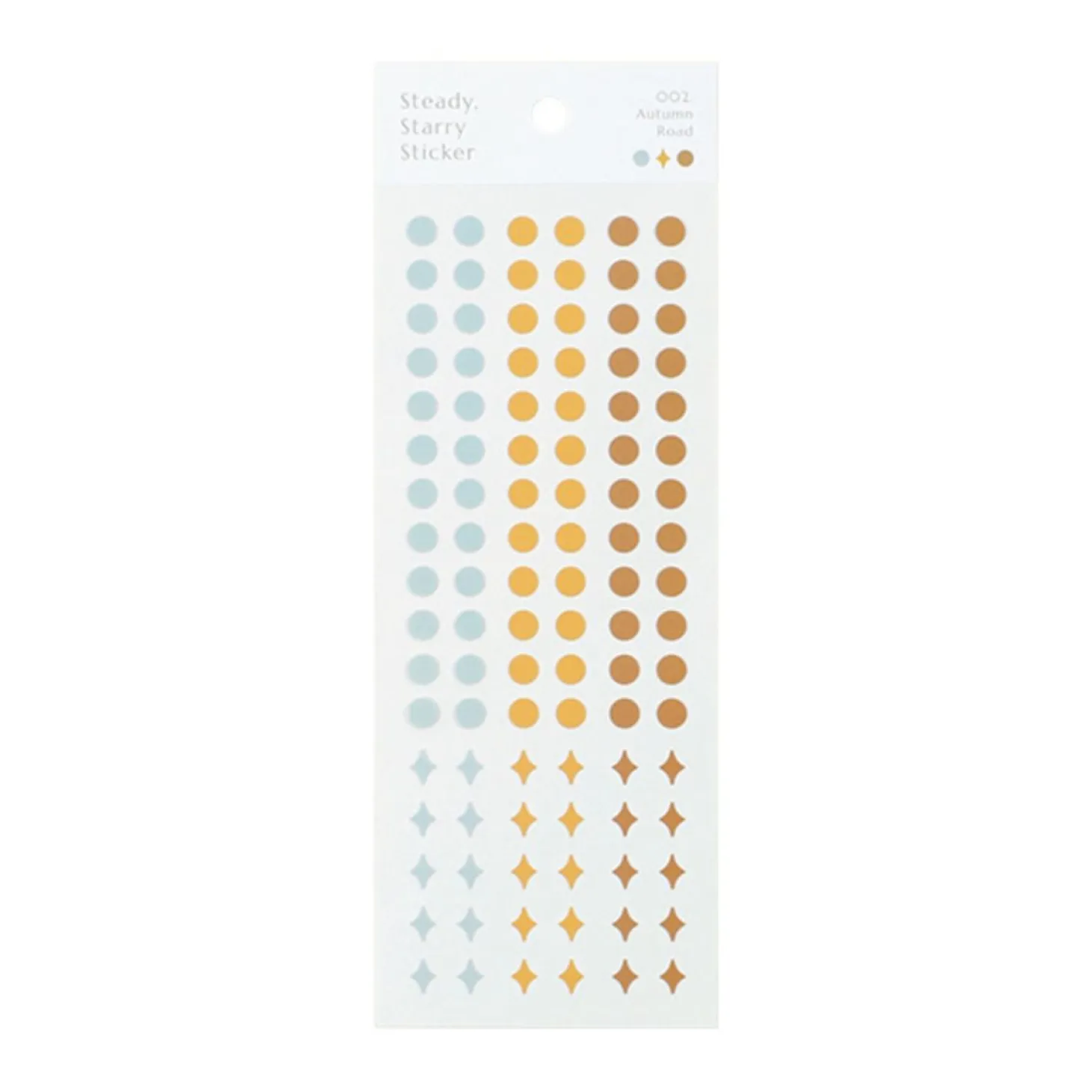 3pcs Steady Starry Dot Sticker Set