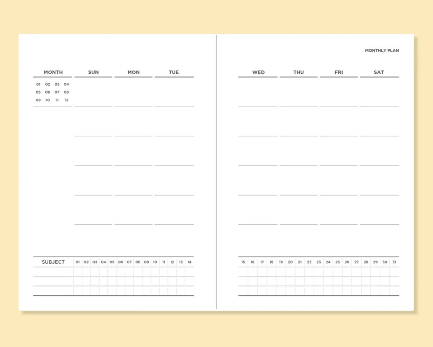 Perfect Study Club Planner