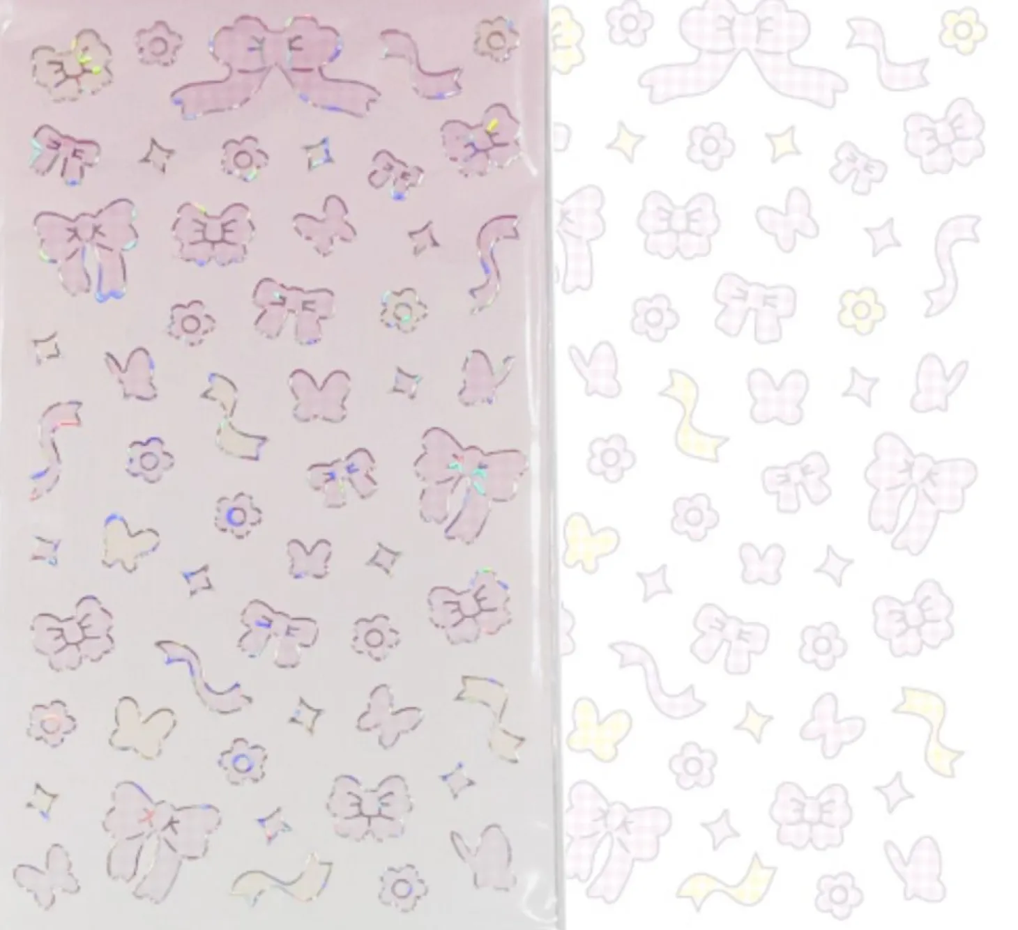 Petit Hologram Line Deco Sticker