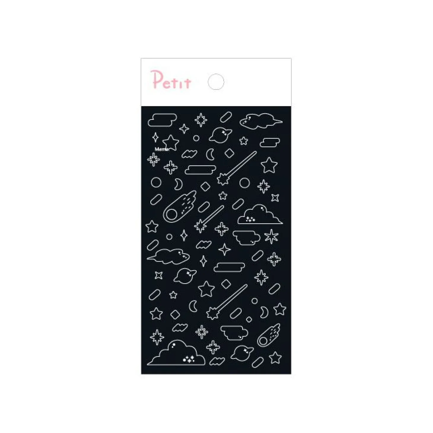 Petit Hologram Line Deco Sticker
