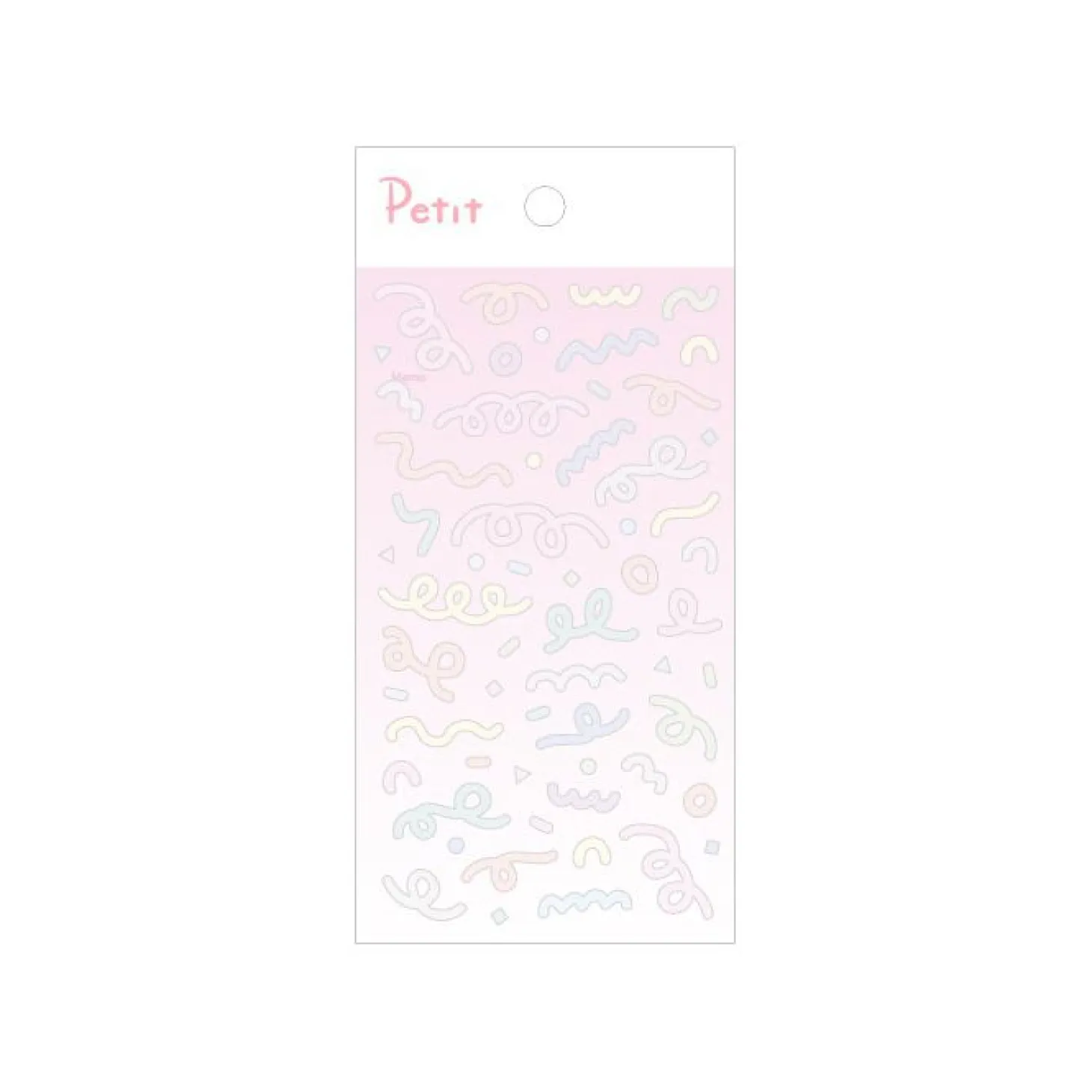 Petit Hologram Line Deco Sticker