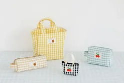 Piyo Check Tumbler Tote