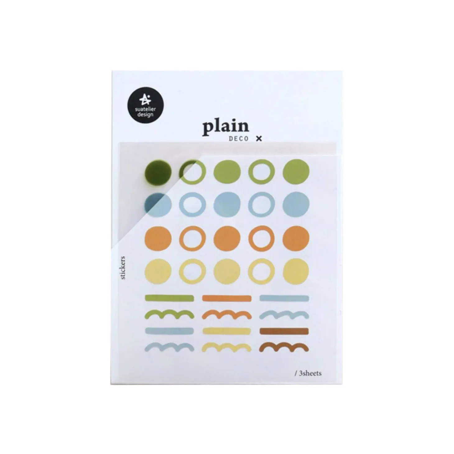 Plain Deco Sticker v67