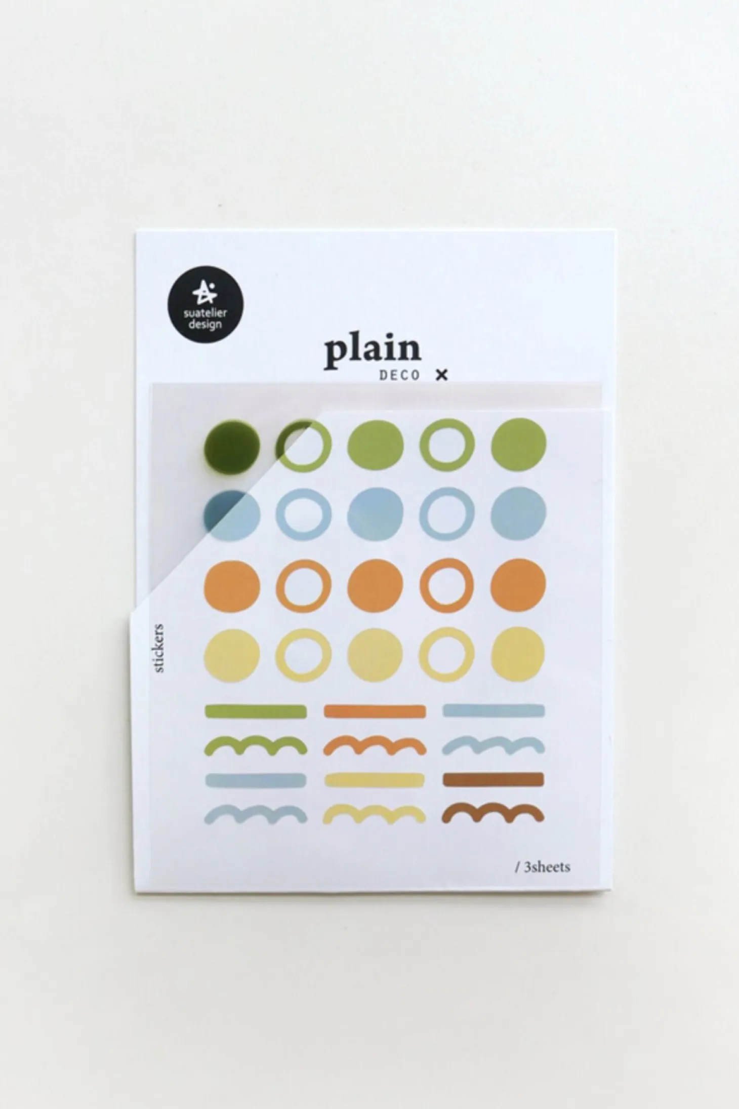 Plain Deco Sticker v67