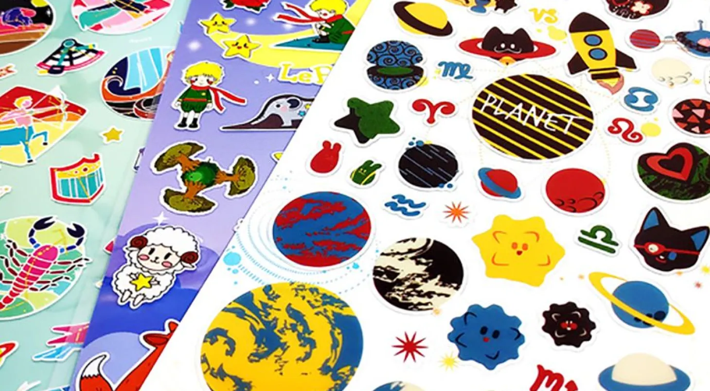 Planet PVC Deco Sticker