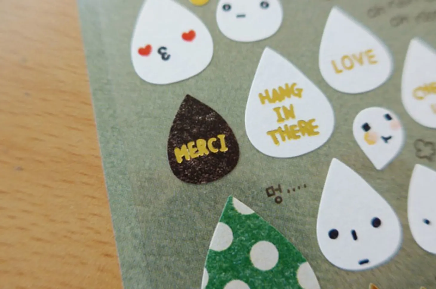 Raindrop Deco Sticker