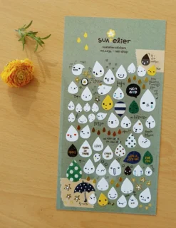 Raindrop Deco Sticker