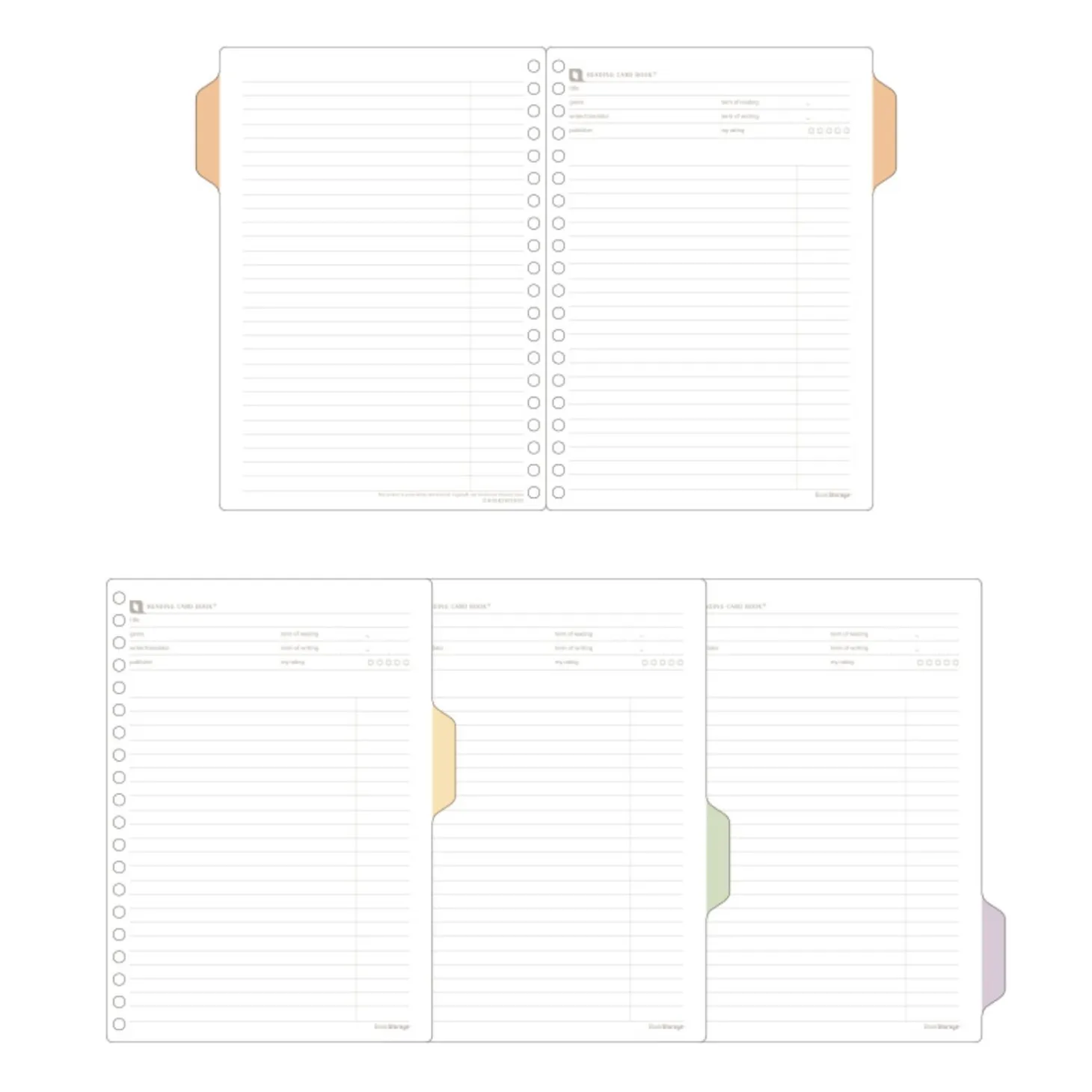 Reading Response 20 Ring Notebook
