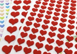 Red Heart Felt Deco Sticker