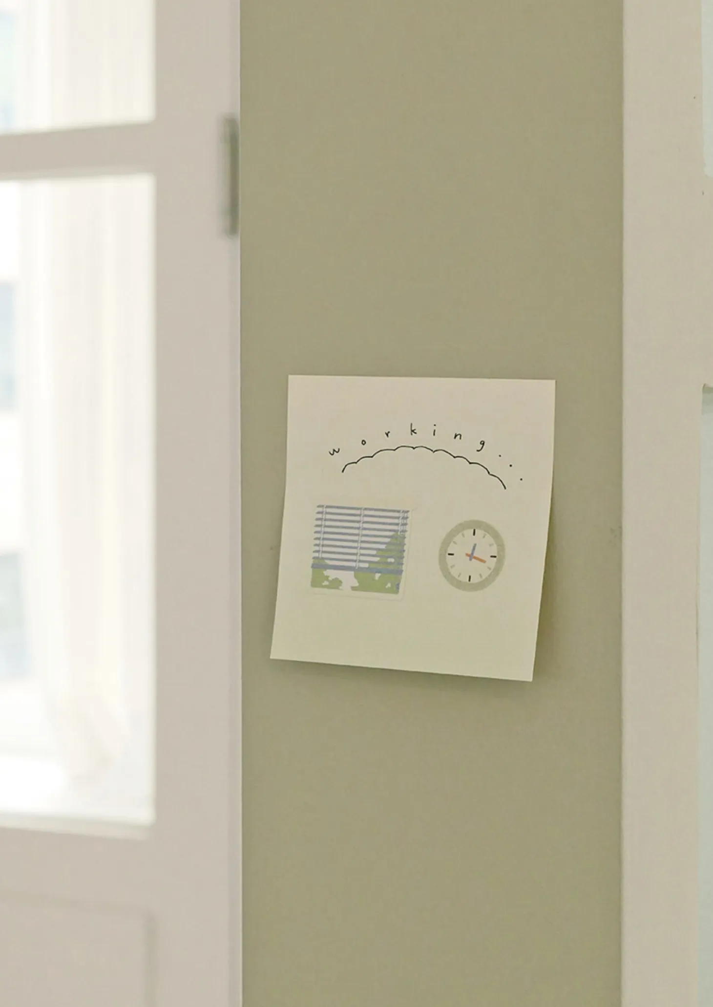 Retro Office Deco Sticker