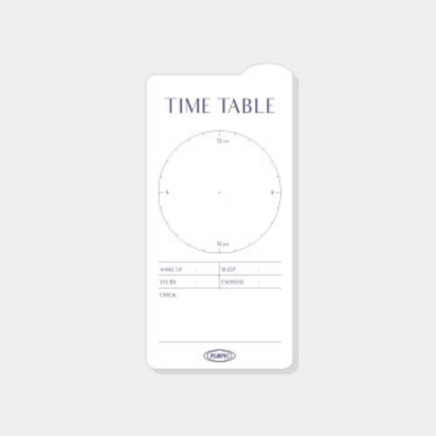 Rounded Edge Index Sticky Note
