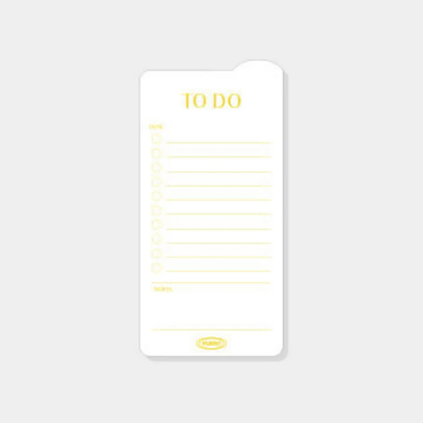 Rounded Edge Index Sticky Note