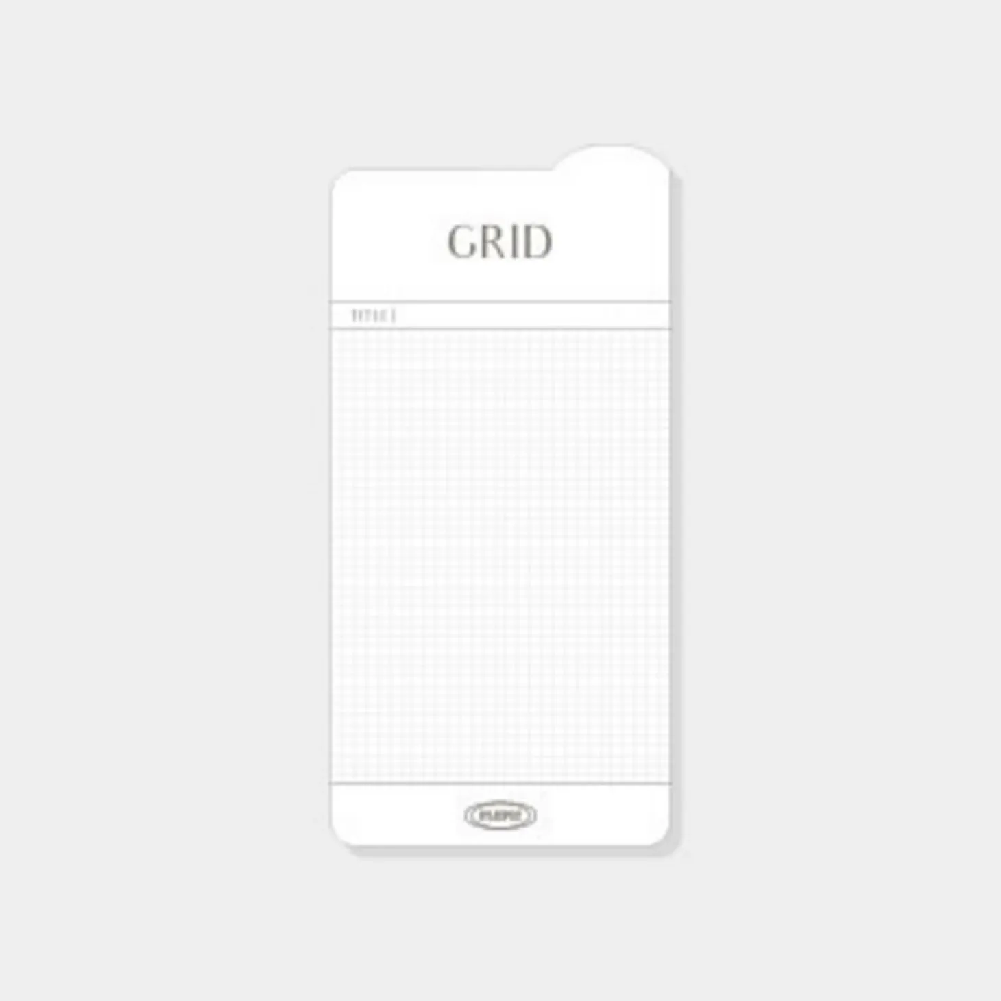 Rounded Edge Index Sticky Note