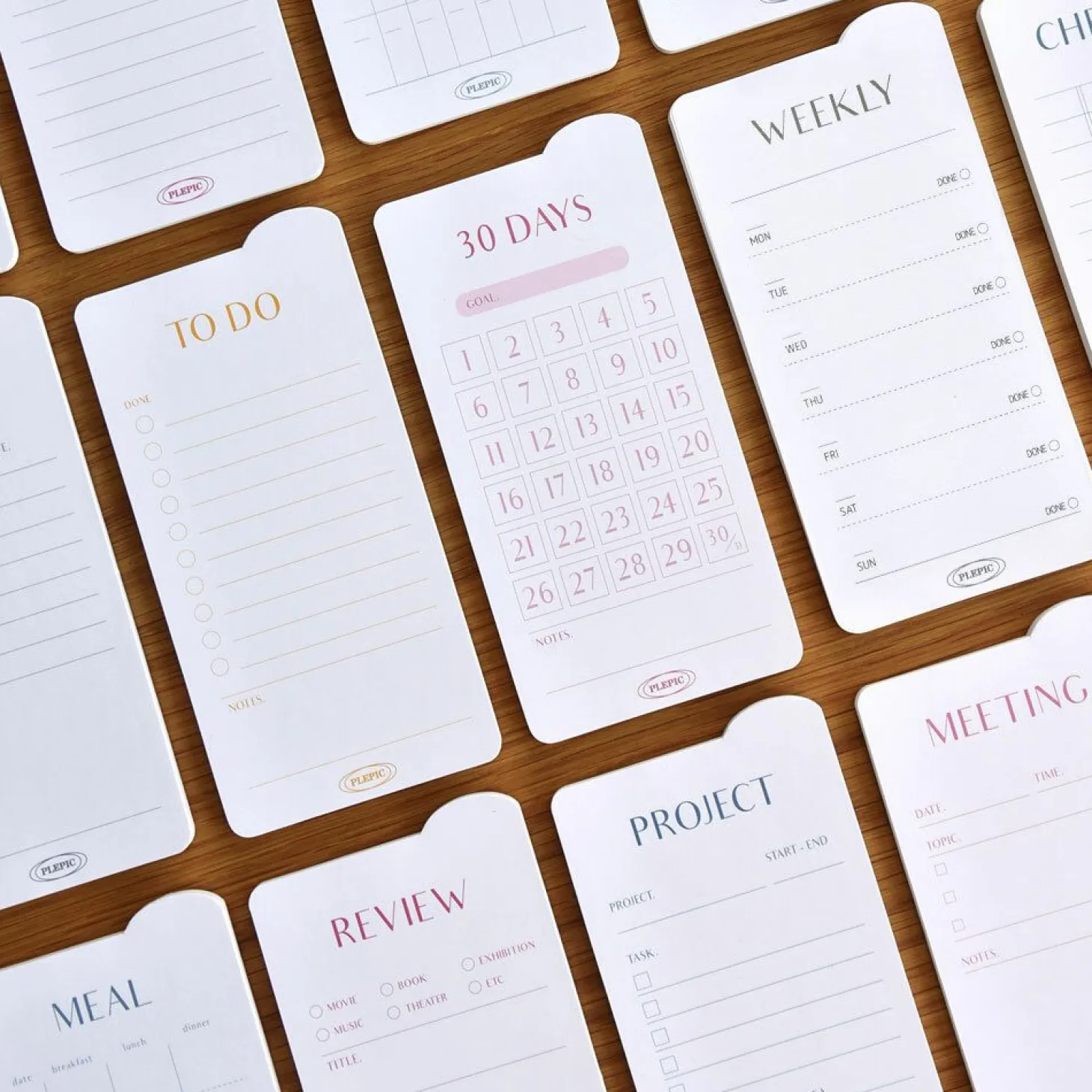 Rounded Edge Index Sticky Note
