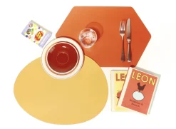 Round Two Tone Color Placemat