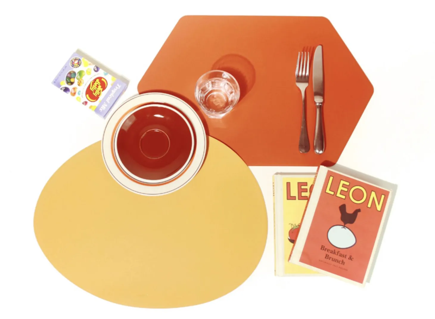 Round Two Tone Color Placemat