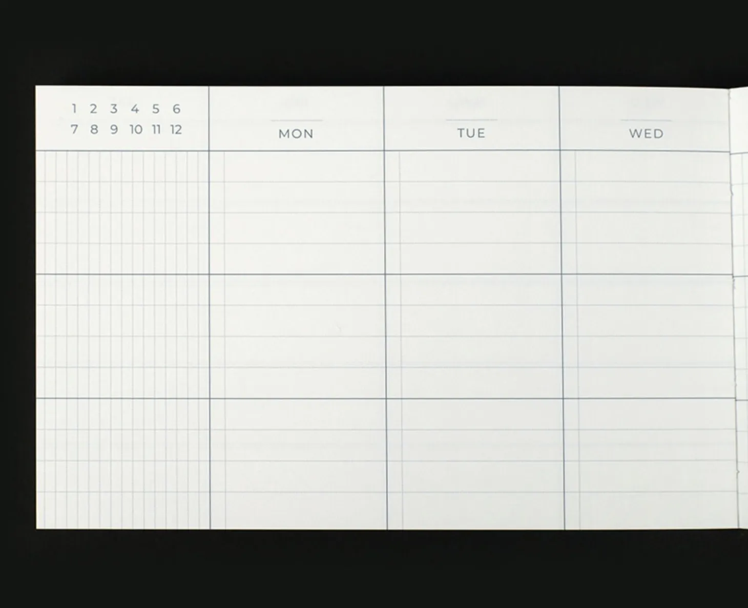 3-Row Weekly Handy Planner