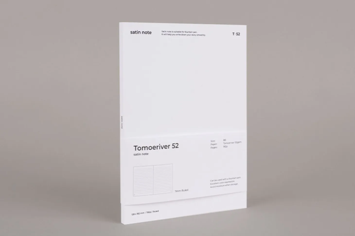 Satin T52 B6 Fountain Friendly Notebook