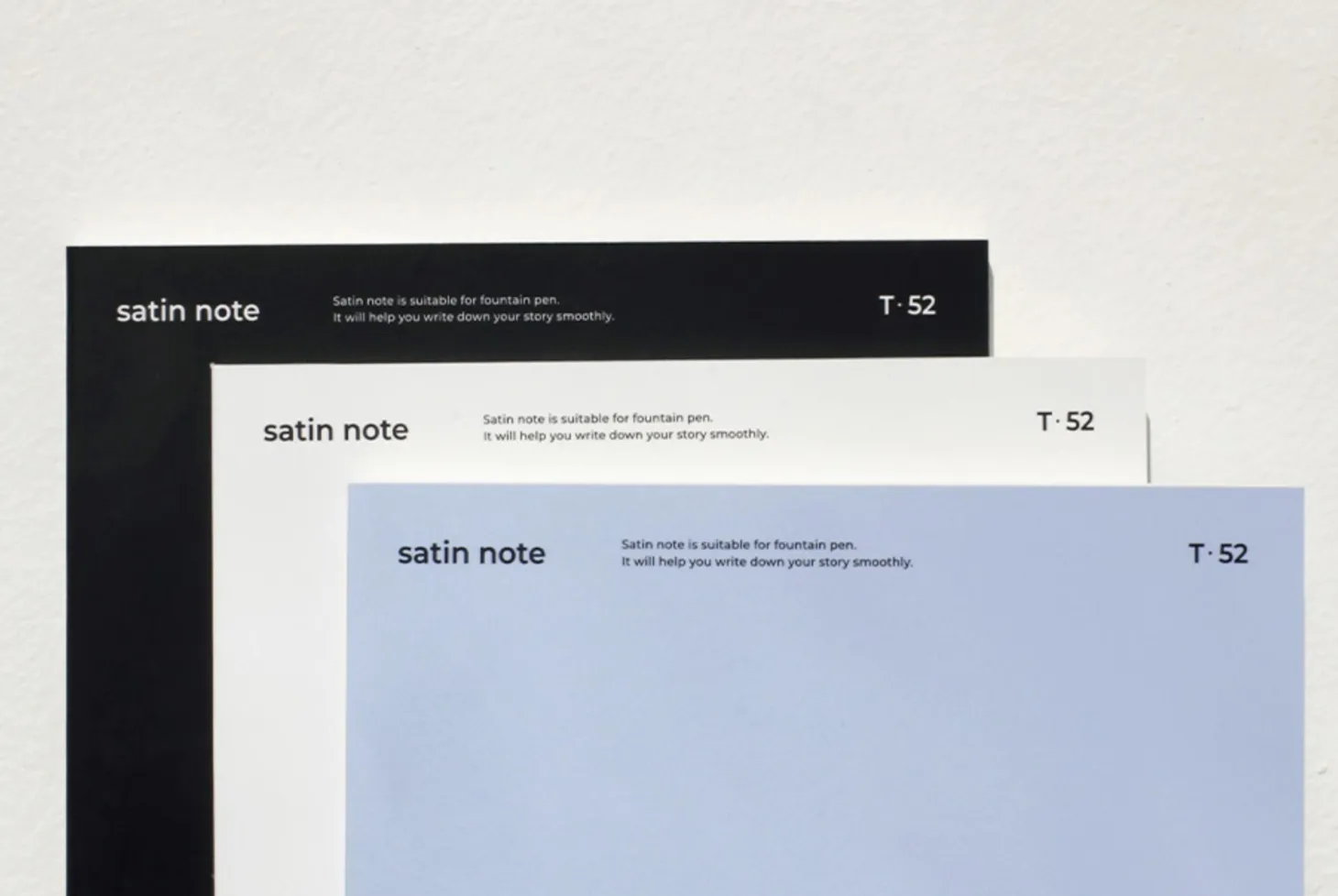 Satin T52 B6 Fountain Friendly Notebook