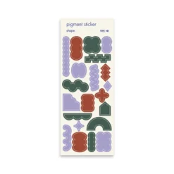 Shape Pigment See-through Sticker