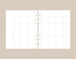 Simple 6 Ring A6 Wide Note Refill
