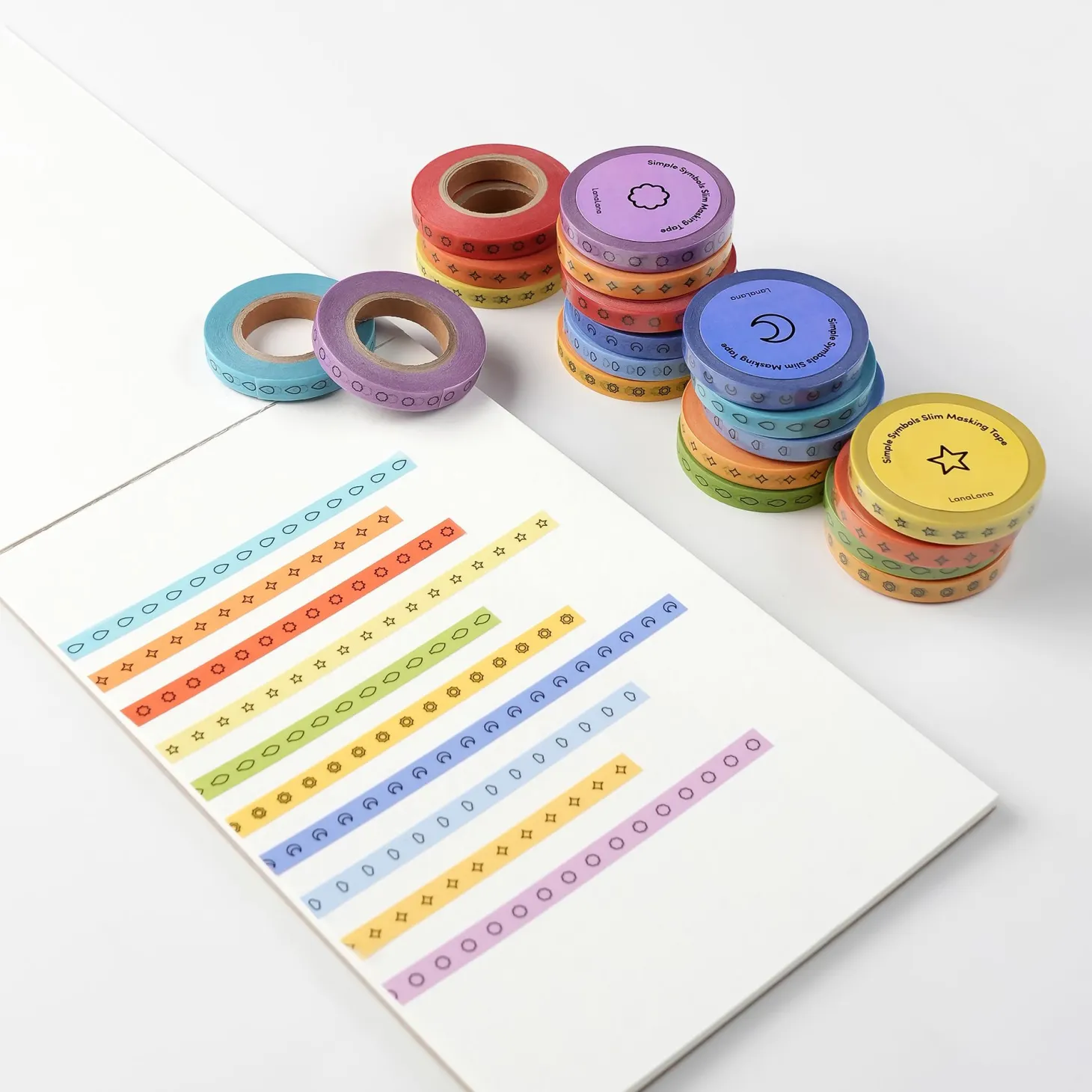 Simple Symbols Slim Masking Tape