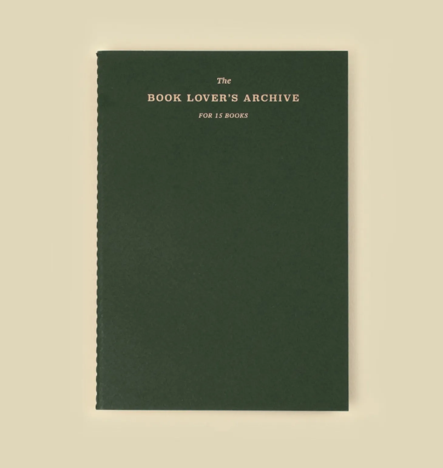 Slim Book Lover's Archive Reading Journal