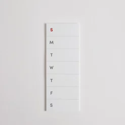 Slim Schedule Sticky Note v2