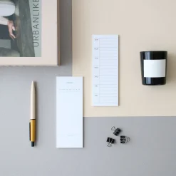Slim Schedule Sticky Note v1