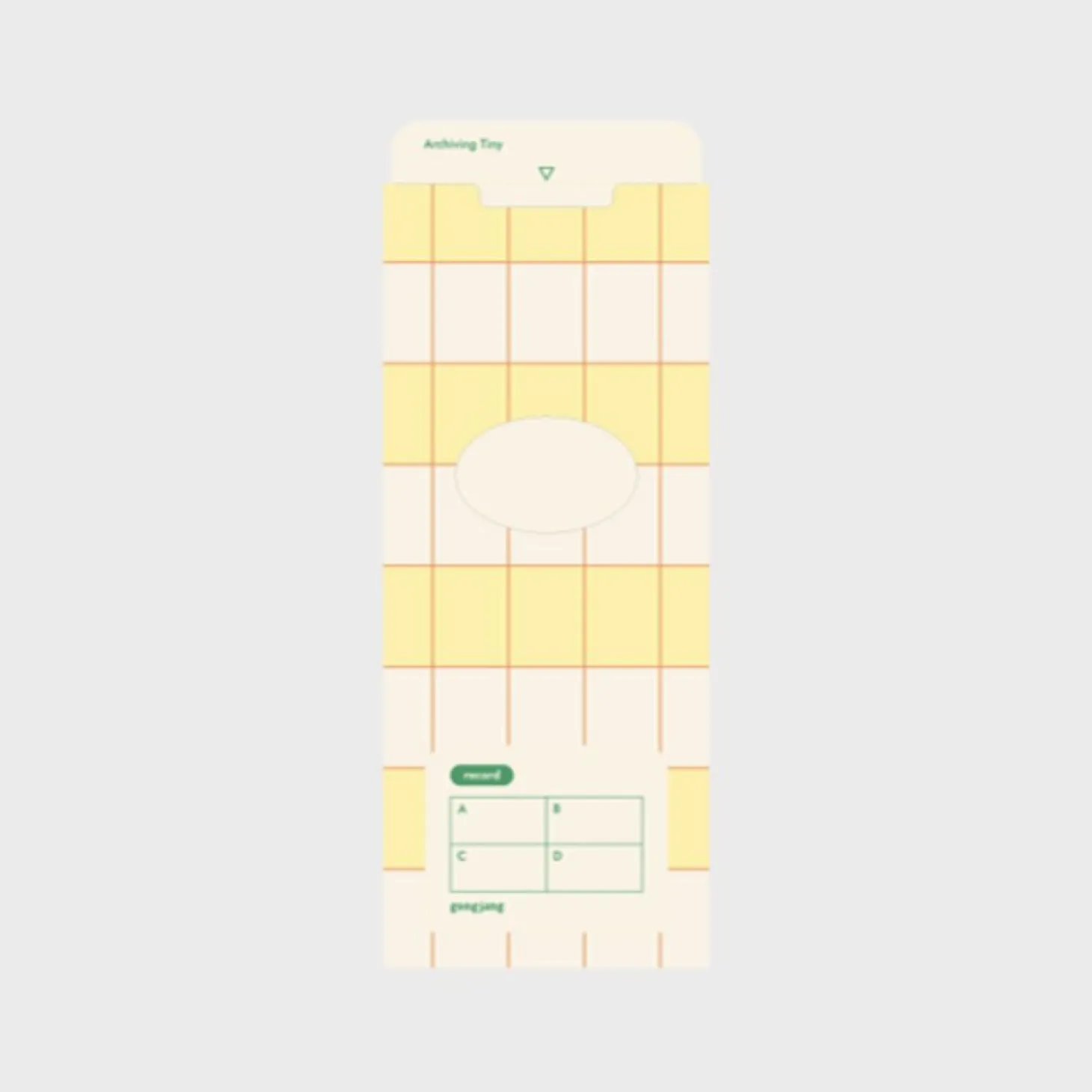 Slim Tiny Archiving Pocket Holder