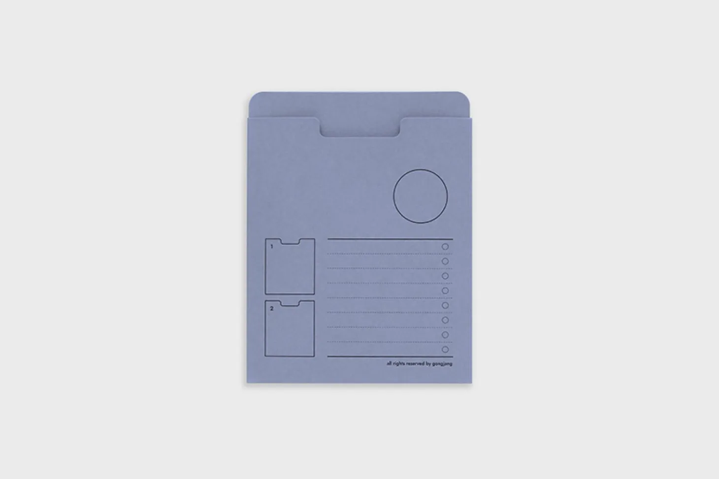 Small Analogue Archiving Pocket Holder