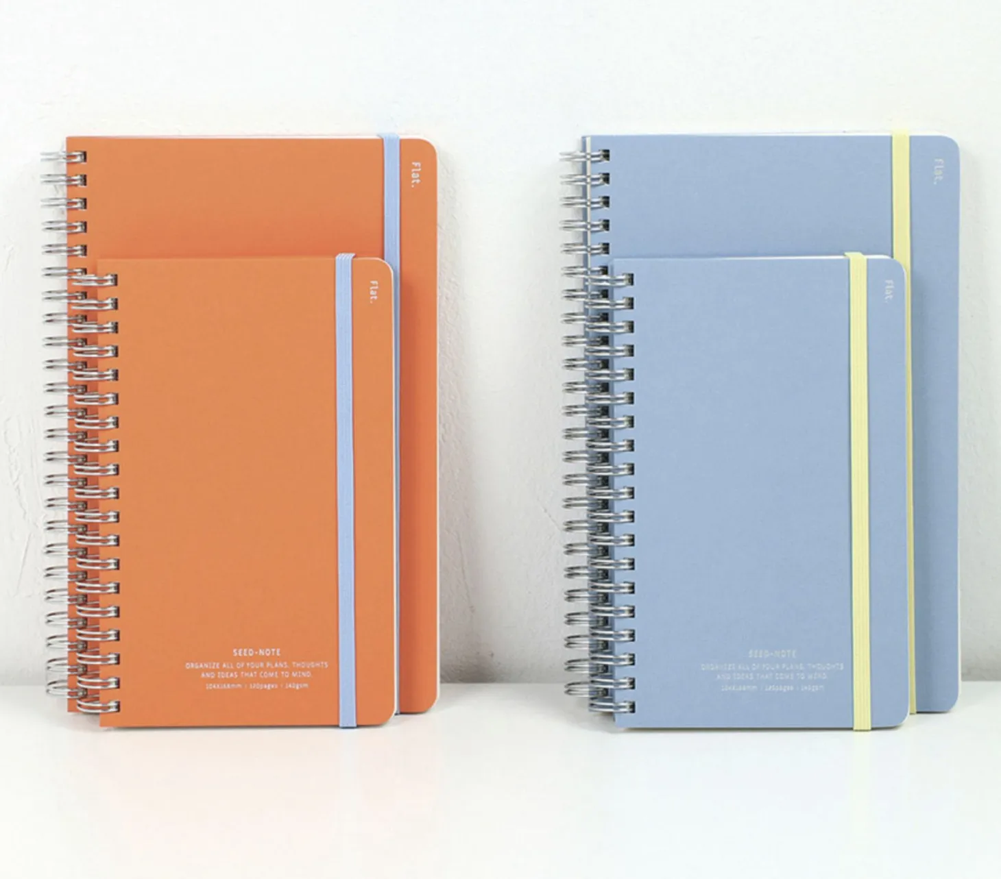 Small Eco Friendly Flat Plain Notebook