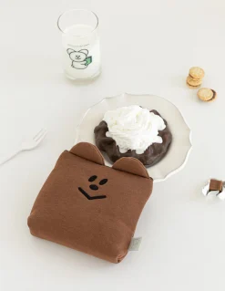 Smile Bear Cushion Pad Pouch