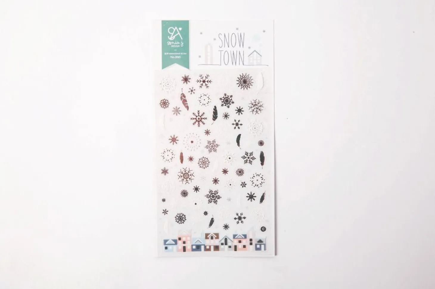 Snow Town Deco Sticker