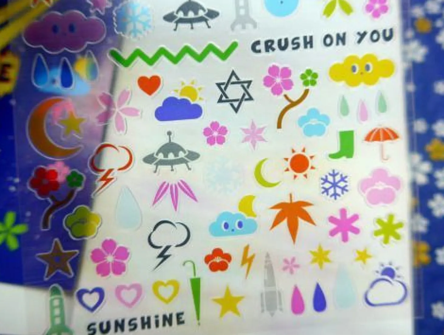 Space Note Deco Sticker