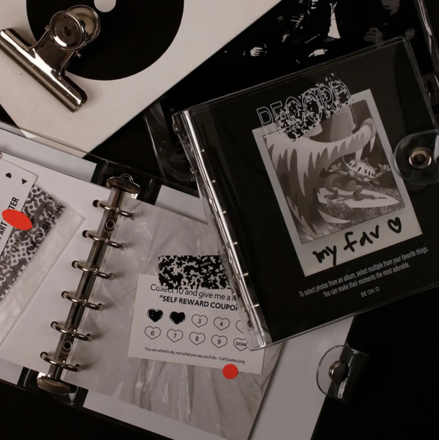 Square 6 Ring A7 PVC Binder