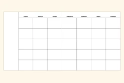 Square Semi Year Journal Planner
