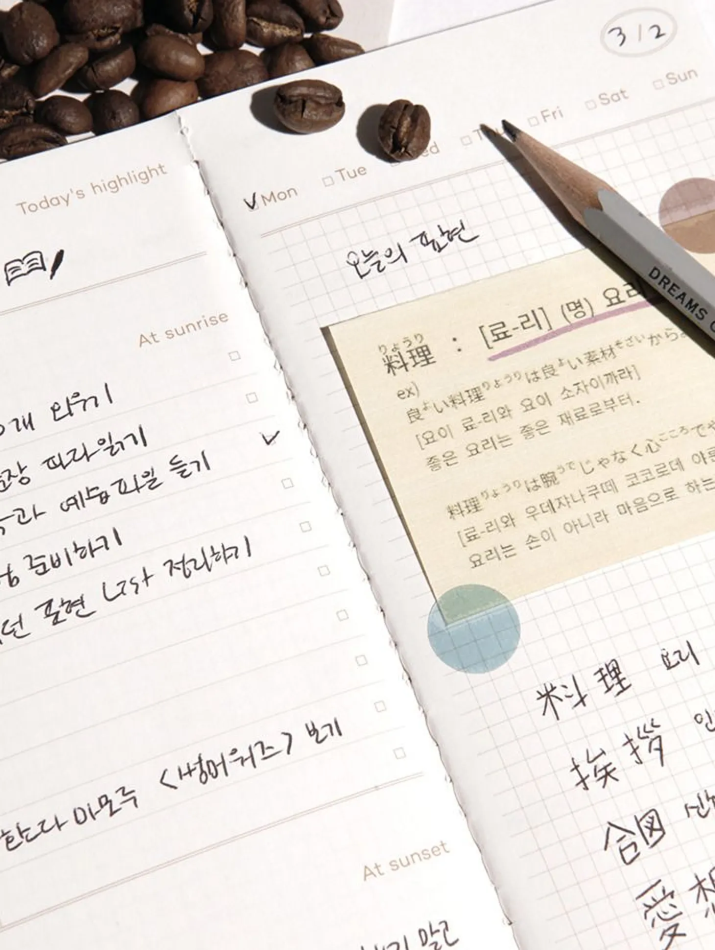 Sunset Daily Log Notebook