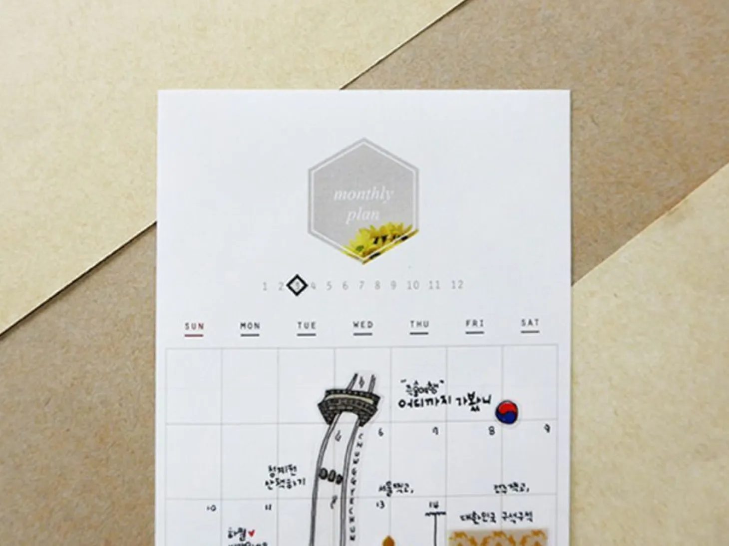 The Beauty of Korea Deco Sticker
