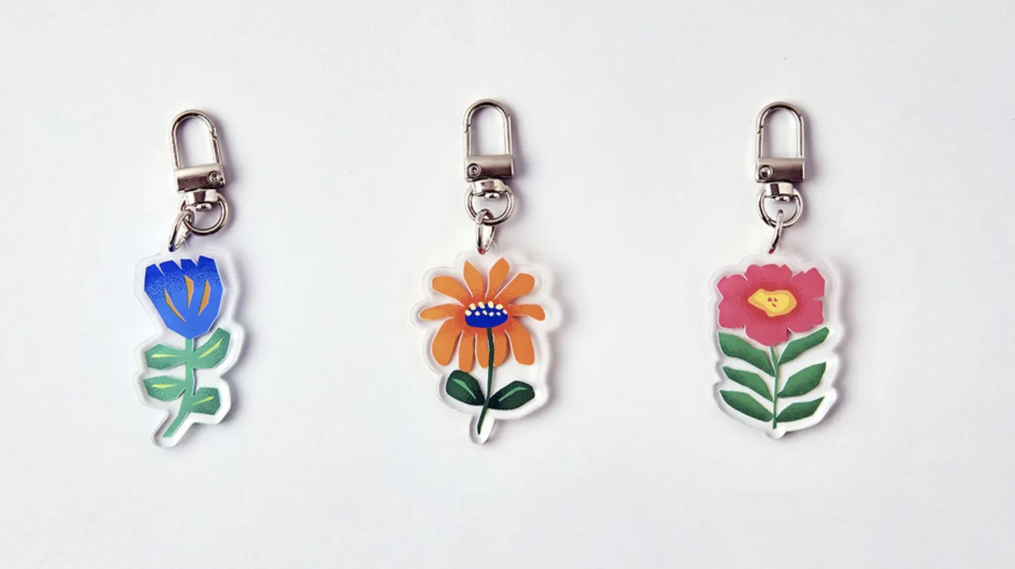 Themed Acrylic Key Ring v3