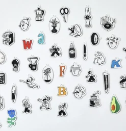 Themed Acrylic Key Ring v3