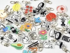 Themed Acrylic Key Ring v2