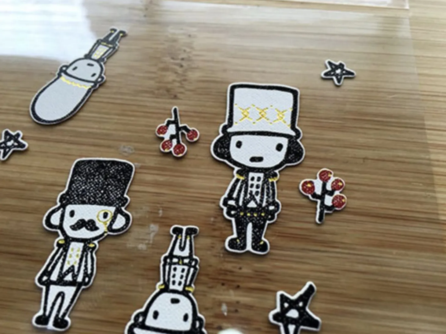 Toy Soldier Cotton Sticker Set