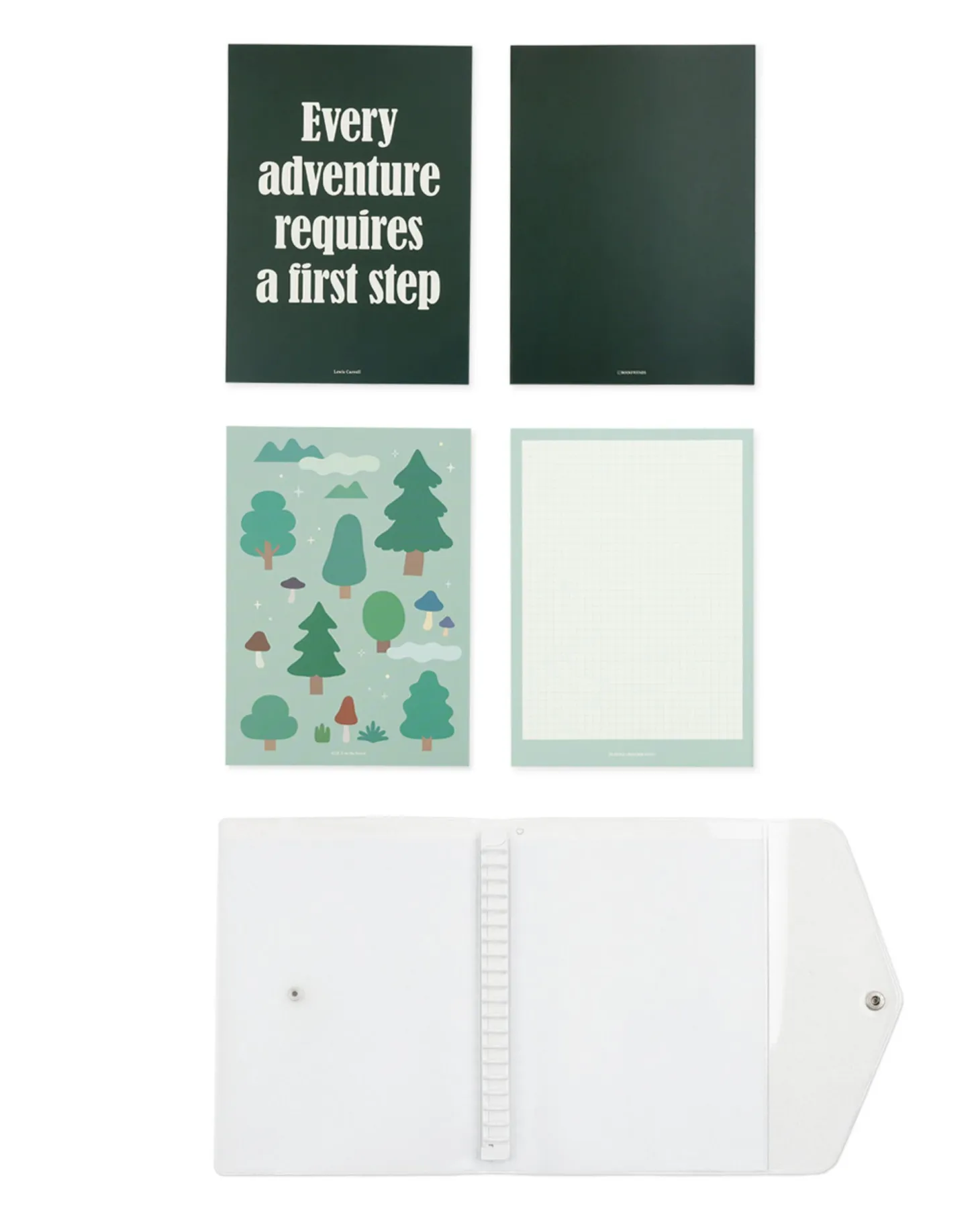 Twinkle Button 20 Ring A5 Binder
