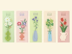 Vase Flower Clear Bookmark