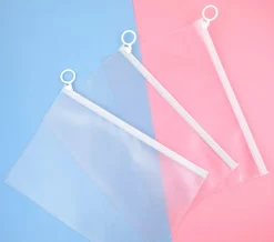 White PVC Ring Pouch