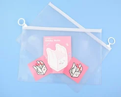 White PVC Ring Pouch